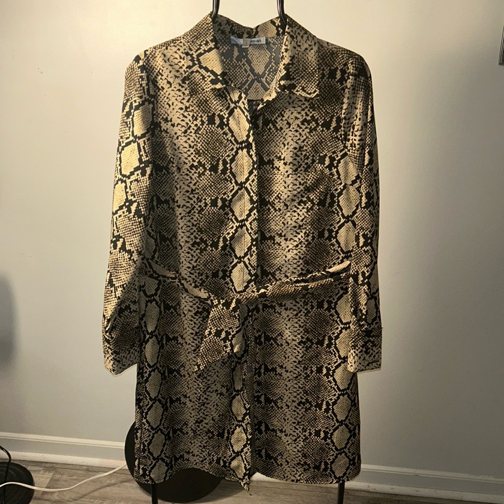 WD-NY Animal Print Dress